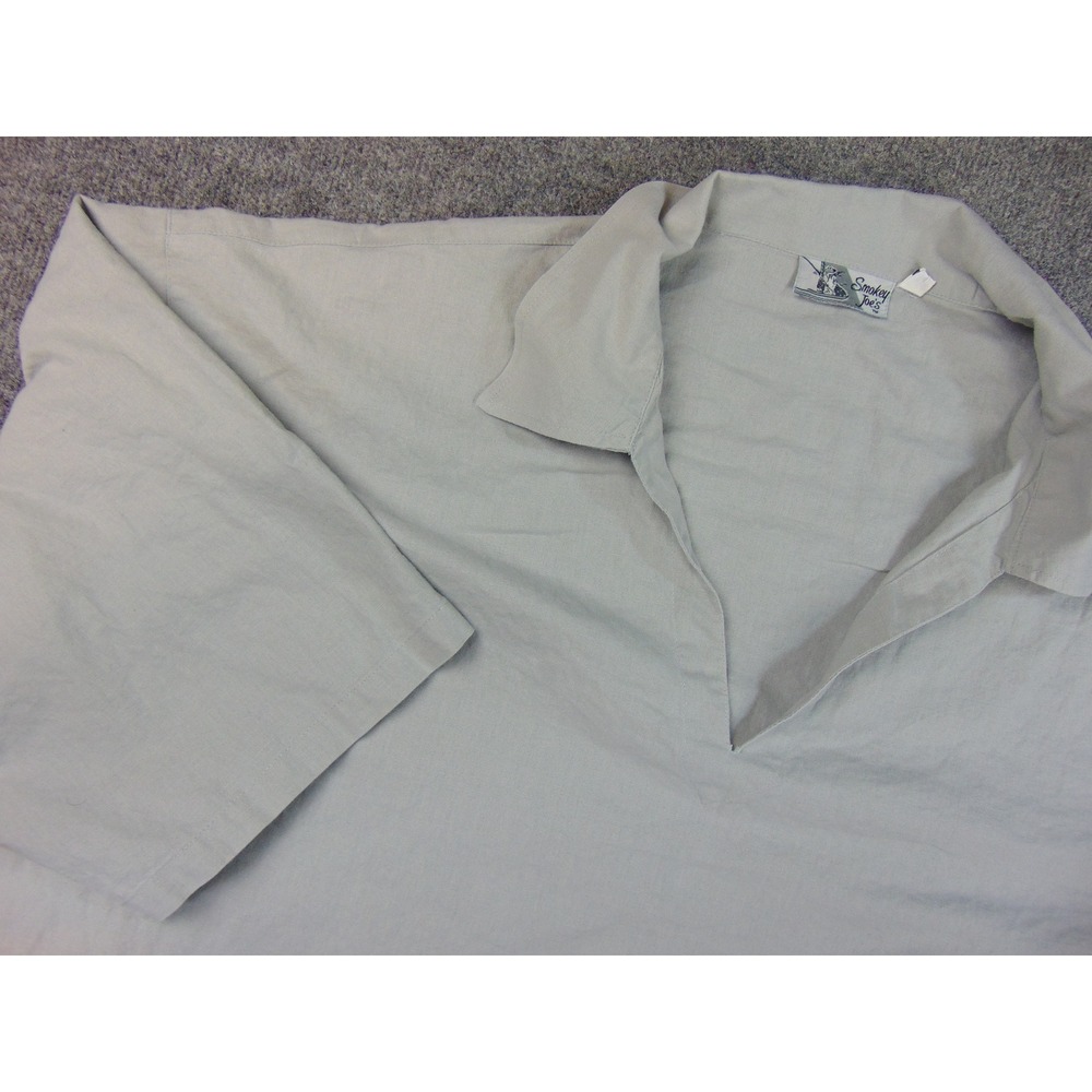 Smokey‎ Joes Shirt Mens 5XL Casual Short Sleeve V Neck Baggy Streetware